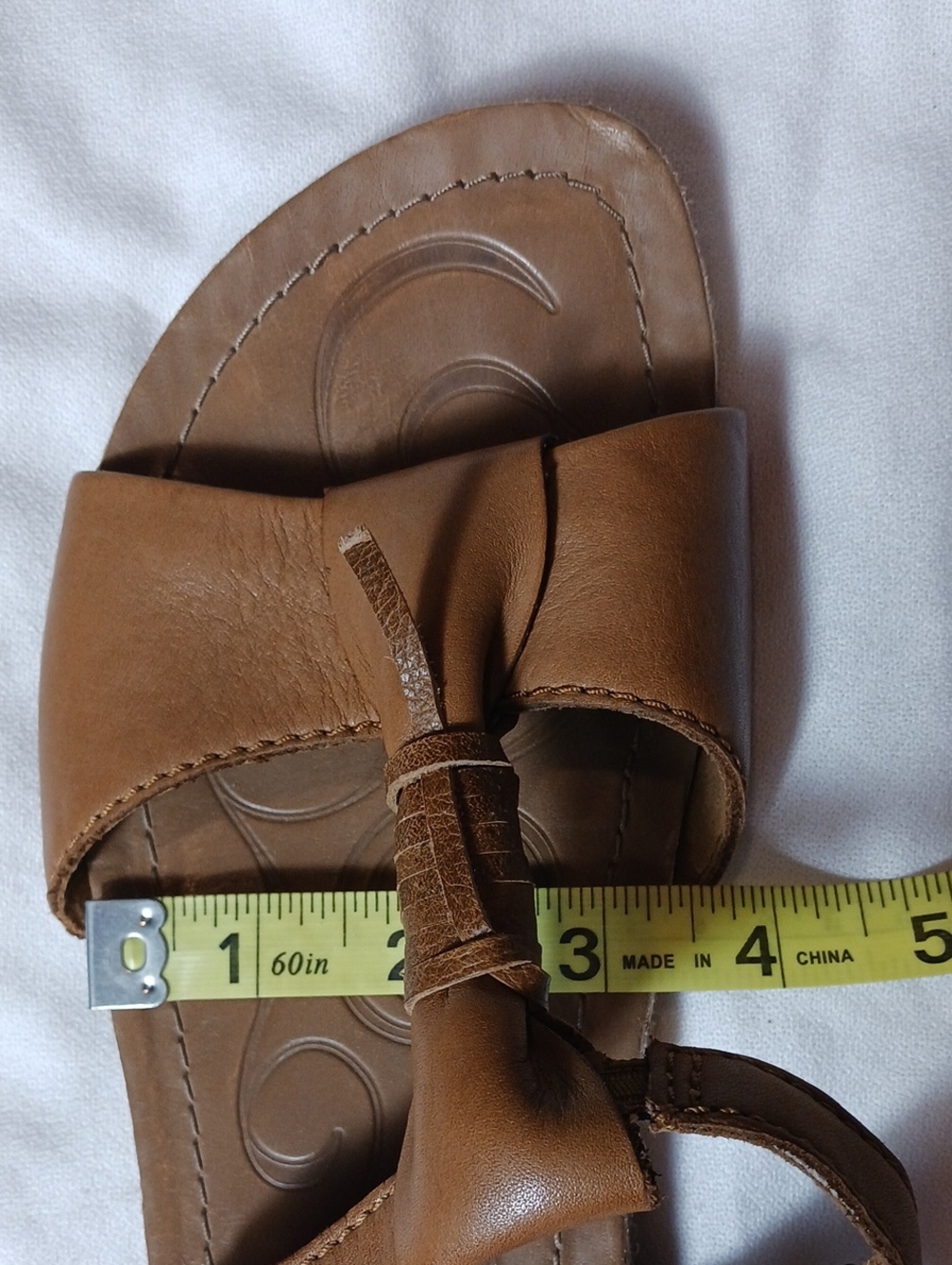 Merrell Whisper Link T-Strap Leather Sandals Ergonomic Boho Chic Granola Size 9 - Picture 8 of 10
